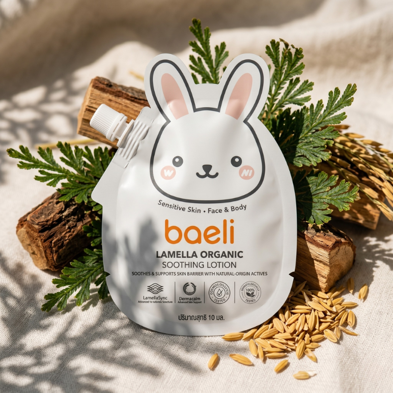 โลชั่นเด็กแรกเกิด ผิวแพ้ง่าย baeli, ผดร้อน